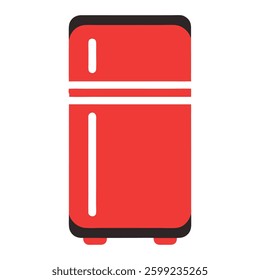 Assorted Flat Style Refrigerator Icons