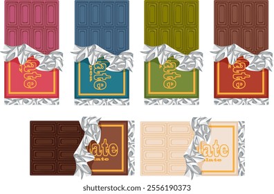 Assorted Flavored Chocolate Gift Packaging