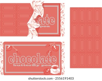 Assorted Flavored Chocolate Gift Packaging