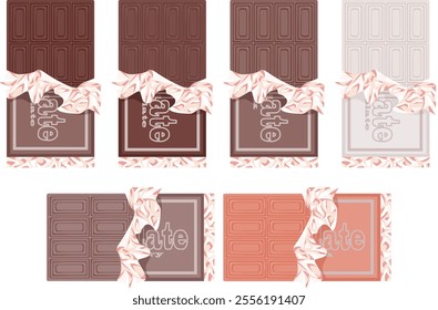 Assorted Flavored Chocolate Gift Packaging
