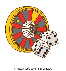 assorted games casino related icon image vector illustration design 