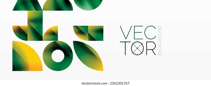 Assorted geometric shapes unite in a minimalistic abstract backdrop, offering a versatile canvas for contemporary design for digital designs, presentations, website banners, social media posts