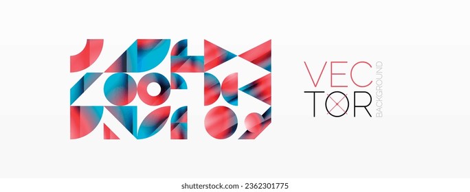 Assorted geometric shapes unite in a minimalistic abstract backdrop, offering a versatile canvas for contemporary design for digital designs, presentations, website banners, social media posts