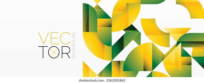 Assorted geometric shapes unite in a minimalistic abstract backdrop, offering a versatile canvas for contemporary design for digital designs, presentations, website banners, social media posts