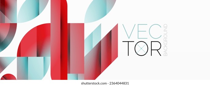 Formas geométricas variadas se unen en un fondo abstracto minimalista, ofreciendo un lienzo versátil para el diseño contemporáneo para diseños digitales, presentaciones, banners de sitios web, publicaciones en medios sociales