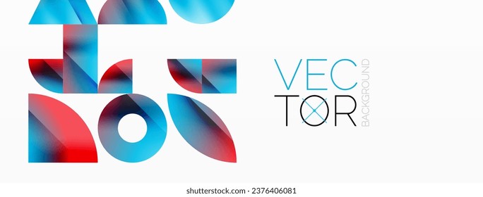 Assorted geometric shapes unite in a minimalistic abstract backdrop, offering a versatile canvas for contemporary design for digital designs, presentations, website banners, social media posts