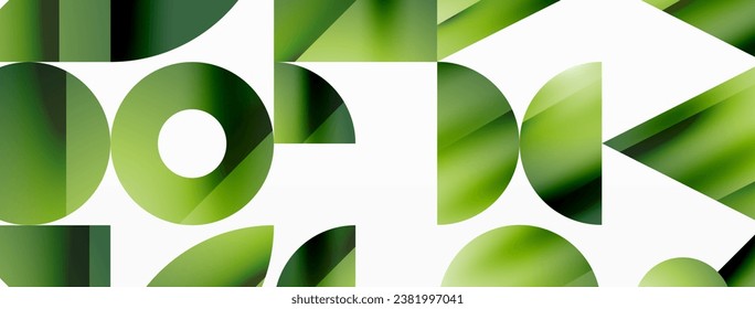 Assorted geometric shapes unite in a minimalistic abstract backdrop, offering a versatile canvas for contemporary design for digital designs, presentations, website banners, social media posts