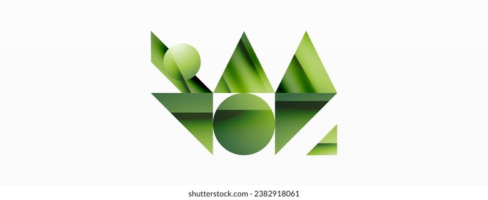 Assorted geometric shapes unite in a minimalistic abstract backdrop, offering a versatile canvas for contemporary design for digital designs, presentations, website banners, social media posts