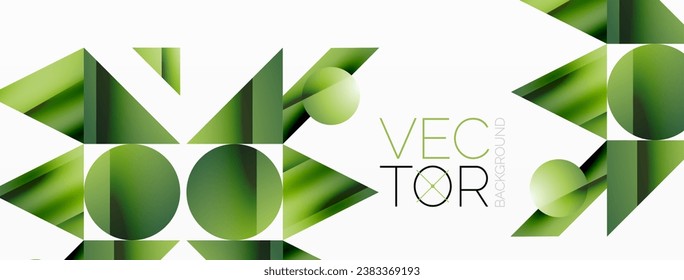 Assorted geometric shapes unite in a minimalistic abstract backdrop, offering a versatile canvas for contemporary design for digital designs, presentations, website banners, social media posts