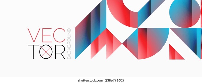 Assorted geometric shapes unite in a minimalistic abstract backdrop, offering a versatile canvas for contemporary design for digital designs, presentations, website banners, social media posts