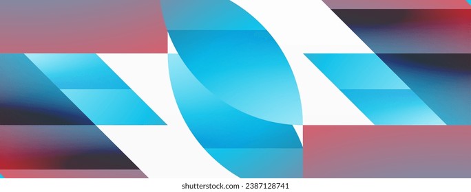 Assorted geometric shapes unite in a minimalistic abstract backdrop, offering a versatile canvas for contemporary design for digital designs, presentations, website banners, social media posts