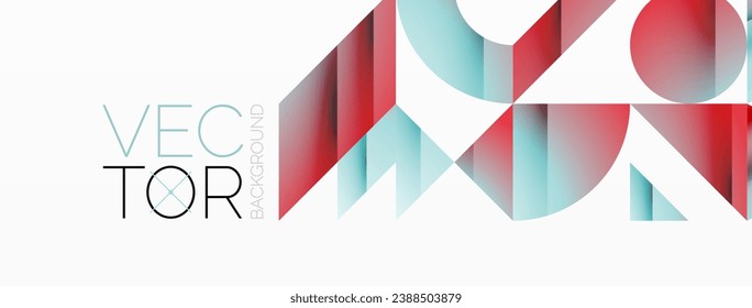 Formas geométricas variadas se unen en un fondo abstracto minimalista, ofreciendo un lienzo versátil para el diseño contemporáneo para diseños digitales, presentaciones, banners de sitios web, publicaciones en medios sociales
