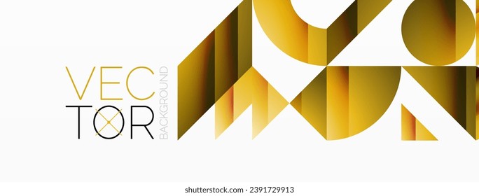 Formas geométricas variadas se unen en un fondo abstracto minimalista, ofreciendo un lienzo versátil para el diseño contemporáneo para diseños digitales, presentaciones, banners de sitios web, publicaciones en medios sociales