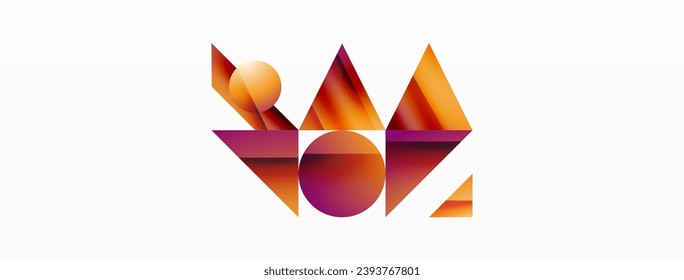 Assorted geometric shapes unite in a minimalistic abstract backdrop, offering a versatile canvas for contemporary design for digital designs, presentations, website banners, social media posts