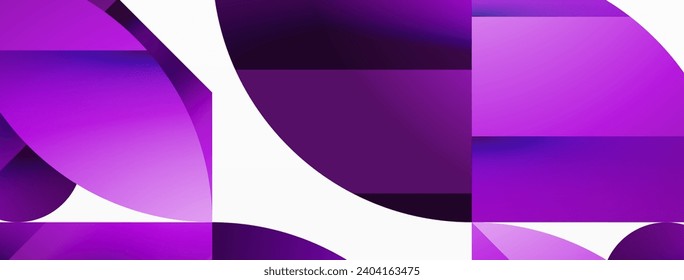 Formas geométricas variadas se unen en un fondo abstracto minimalista, ofreciendo un lienzo versátil para el diseño contemporáneo para diseños digitales, presentaciones, banners de sitios web, publicaciones en medios sociales