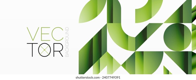 Assorted geometric shapes unite in a minimalistic abstract backdrop, offering a versatile canvas for contemporary design for digital designs, presentations, website banners, social media posts