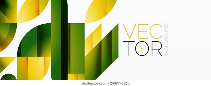 Assorted geometric shapes unite in a minimalistic abstract backdrop, offering a versatile canvas for contemporary design for digital designs, presentations, website banners, social media posts