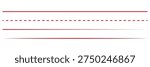 Assorted horizontal divider lines and separators, page break elements for layout design