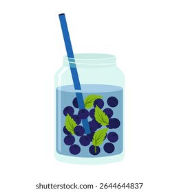 Assorted juice and bubble tea bottles with fruits and straws. Summer cool drinks