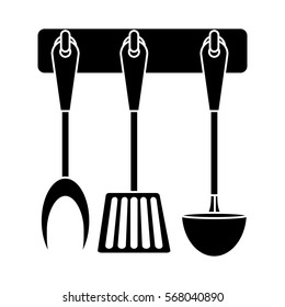 assorted kitchen supplies icon image vector illustration design 