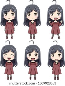 
Assorted mini character facial expressions