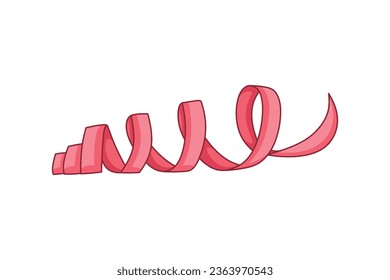 Estilos de cinta rosada o roja variados se combinan con el ribon de arco rojo regalo perfecto para su uso como decoración y fondo editable de pegatinas Imagen vectorial libre