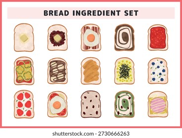 Set de tostadas surtidas: 15 Variedades para menús de cafetería y guías de desayuno