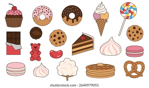 An Assortment of Delicious Sweet Treats Ready to Indulge in Now