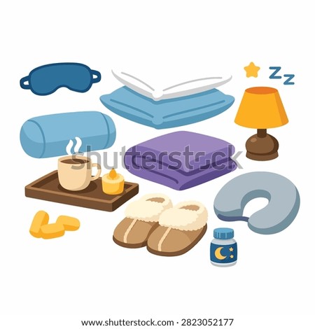 Assortment of soft bedding items in vibrant colors for restful sleep