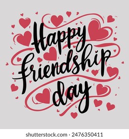 Assortment of still life friendship day elements celebration for social media