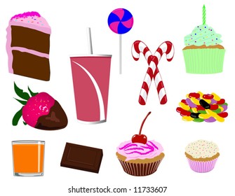 Assortment of sweets