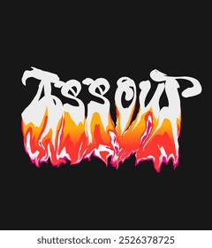 Assout (broke), liquid typography t shirt design, motivational typography t shirt design, inspirational quotes t-shirt and poster design