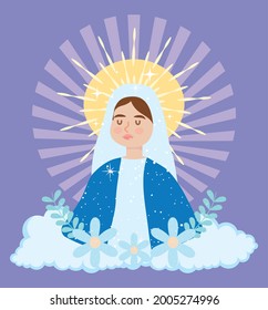 Assumption of the Blessed Virgin Mary illustration