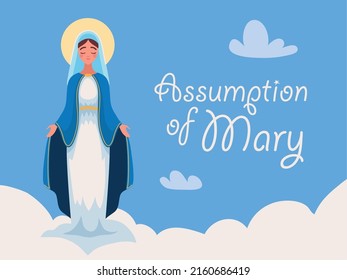 Asunción del estilo de la tarjeta de Mary