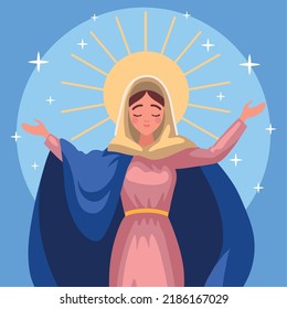 Assumption of Mary card style