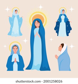 Assumption of Mary icon group