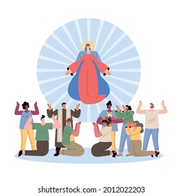 Assumption Of The Blessed Virgin Mary Stock Illustrations Images Vectors Shutterstock