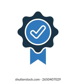 Assurance Icon Mixed Vector Illustration