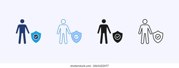 Ícone de Garantia Definir Coleção de Vários Estilos