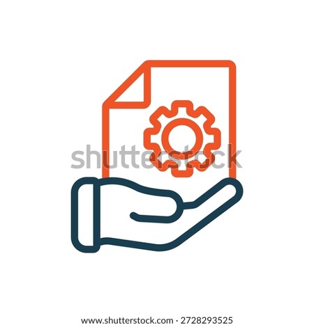 assurance icons outline and Flat Style,transparent background