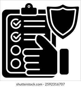 Assurance Simple Icon Vector Illustration Concept