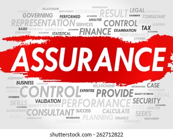 ASSURANCE word cloud, business concept