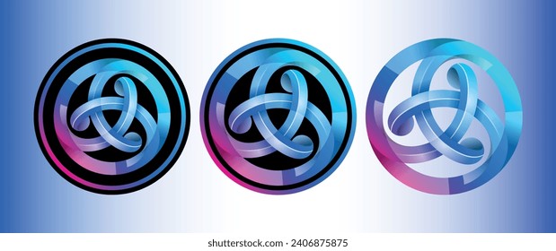 astar-astr cryptocurrency logo illustrations on abstract background. 3d illustrations.