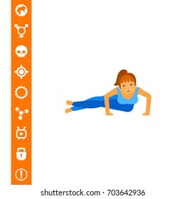 Astavakrasana Pose Icon