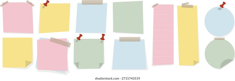 Conjunto de pegatinas de notas adhesivas y lista de tareas pendientes de Castel Planner