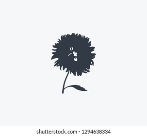 Aster icon isolated on clean background. Aster icon concept drawing icon in modern style. Vector illustration for your web mobile logo app UI design.