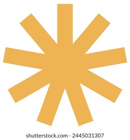 asterisk button on keyboard, the sign of language, snowflake icon in winter season, flower for decoration