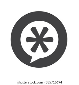Asterisk Footnote sign icon