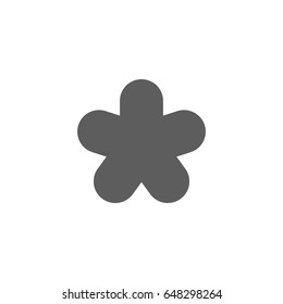 Asterisk icon in trendy flat style isolated on white background. Symbol for your web site design, logo, app, UI. Vector illustration, EPS