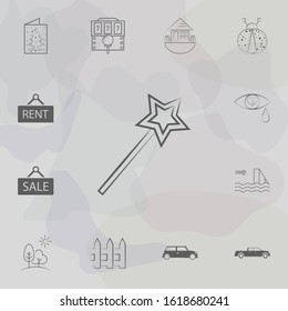 Asterisk icon. Web icons universal set for web and mobile